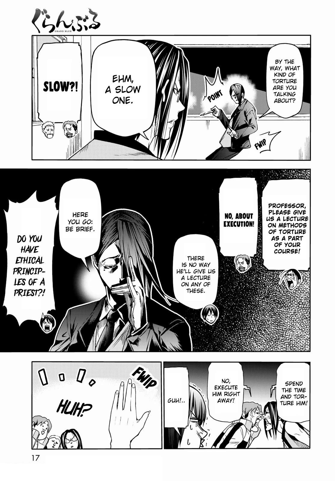 Grand Blue Chapter 74 page 14 - Chapter 74: Hypnosis Crisis