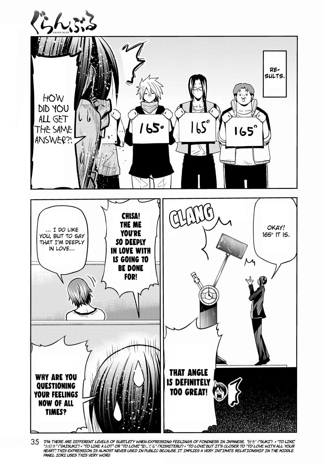 Grand Blue Chapter 74 page 32 - Chapter 74: Hypnosis Crisis