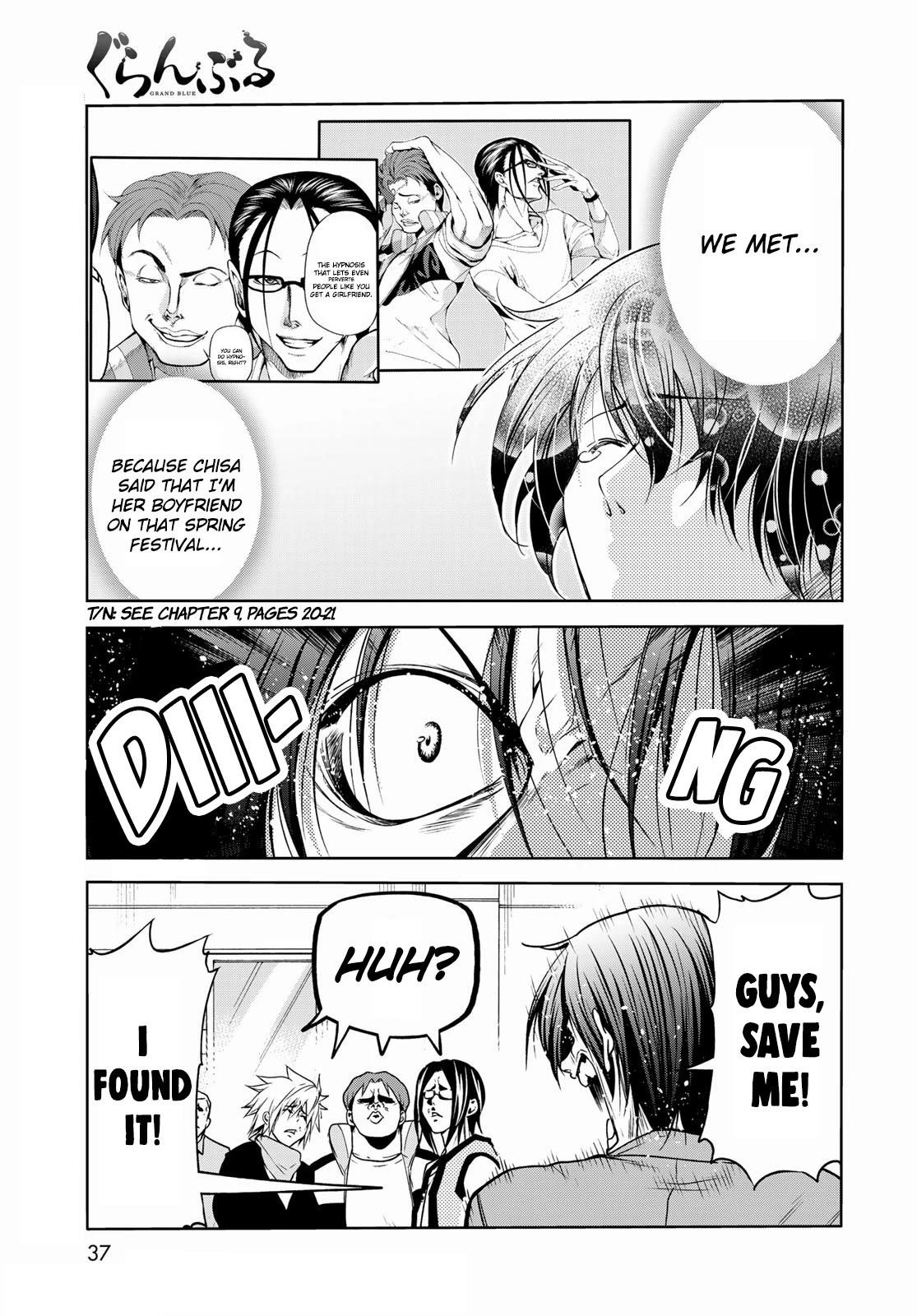 Grand Blue Chapter 74 page 34 - Chapter 74: Hypnosis Crisis