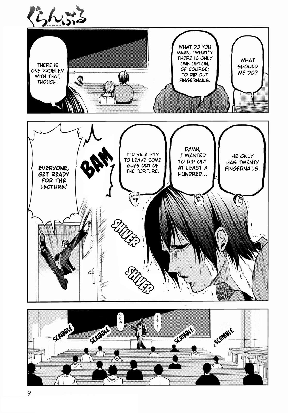 Grand Blue Chapter 74 page 6 - Chapter 74: Hypnosis Crisis