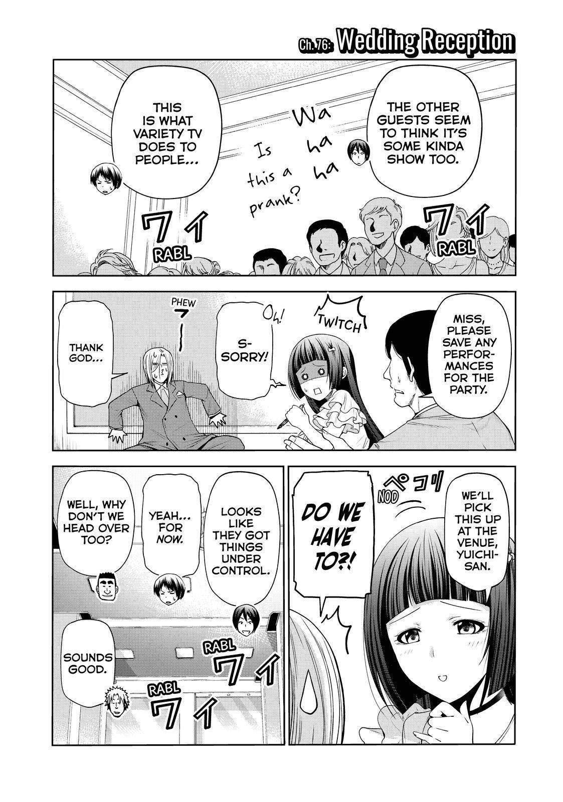 Grand Blue Chapter 76 page 3 - Chapter 76: Wedding Reception
