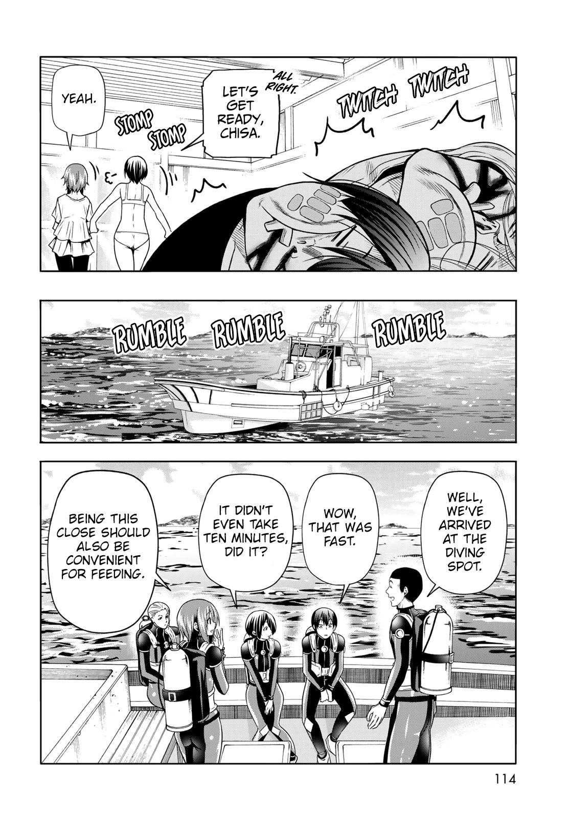 Grand Blue Chapter 81 page 22 - Chapter 81: Shark Scramble