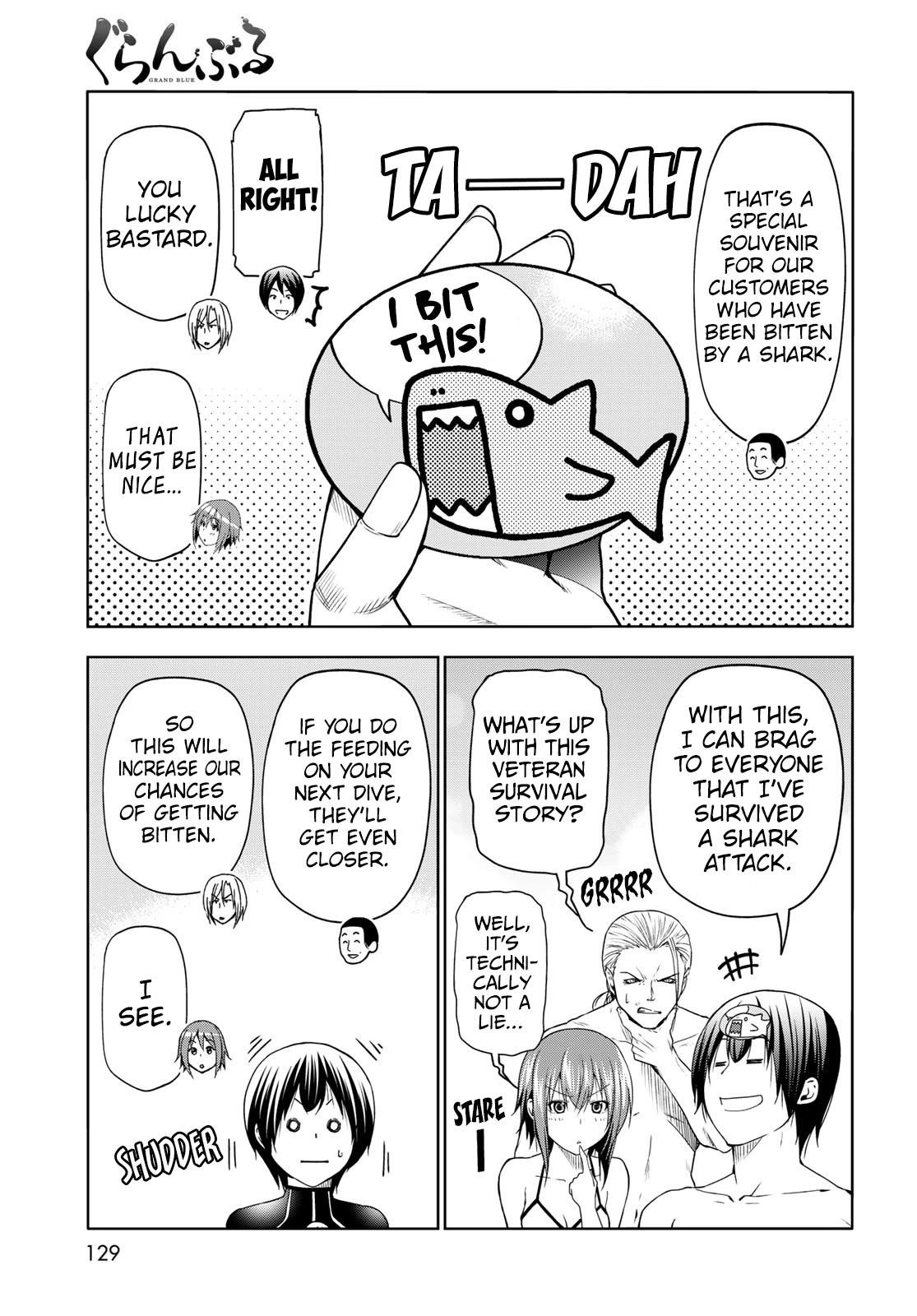 Grand Blue Chapter 81 page 35 - Chapter 81: Shark Scramble