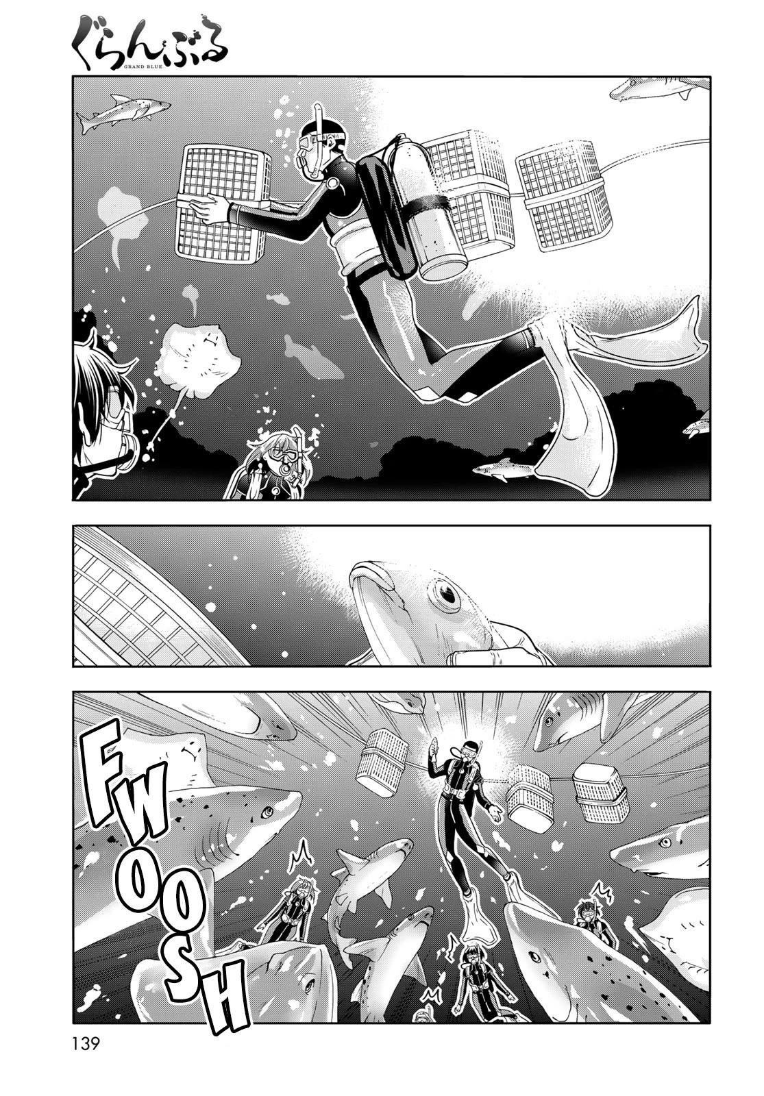 Grand Blue Chapter 81 page 45 - Chapter 81: Shark Scramble