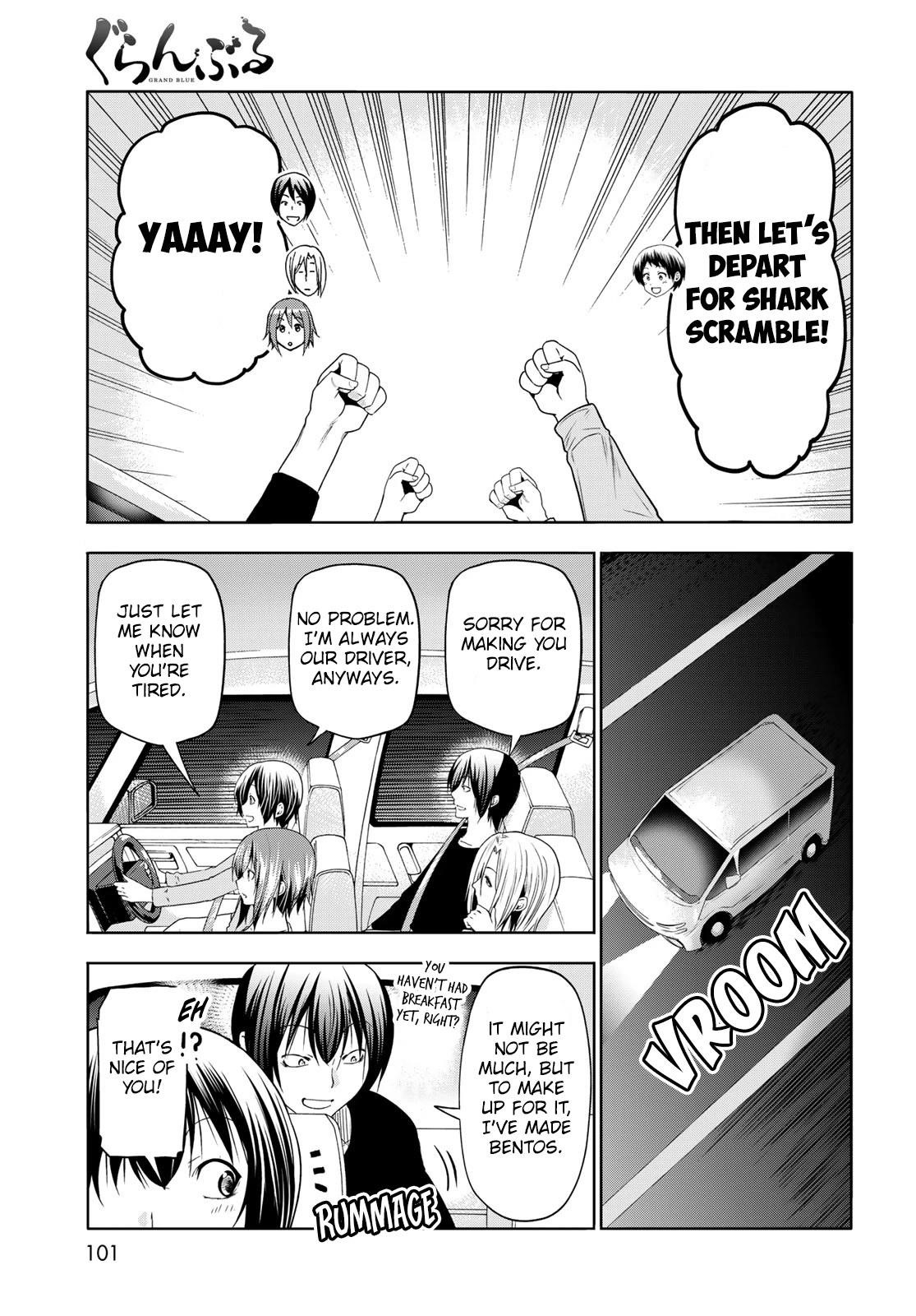 Grand Blue Chapter 81 page 9 - Chapter 81: Shark Scramble