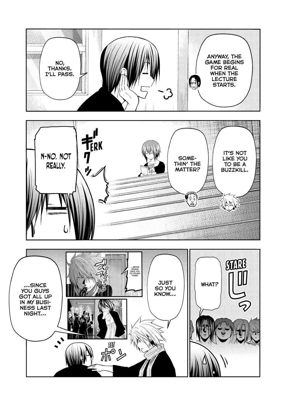 Grand Blue Chapter 86 page 10 - Chapter 86: No Reaction Game