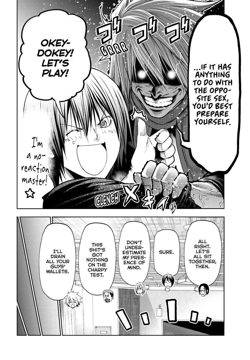 Grand Blue Chapter 86 page 11 - Chapter 86: No Reaction Game