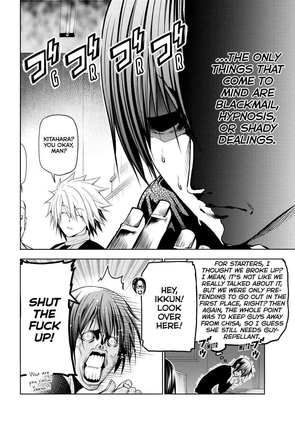 Grand Blue Chapter 86 page 7 - Chapter 86: No Reaction Game