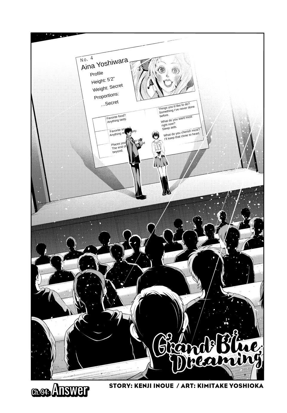 Grand Blue Chapter 94 page 1 - Chapter 94: Answer