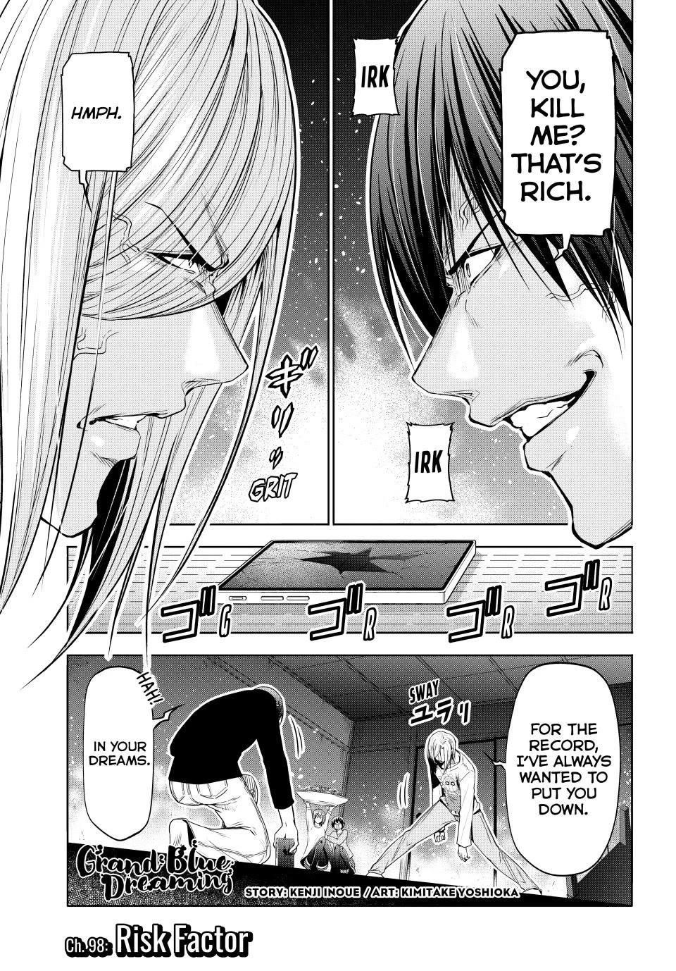 Grand Blue Chapter 98 page 1 - Chapter 98: Risk Factor