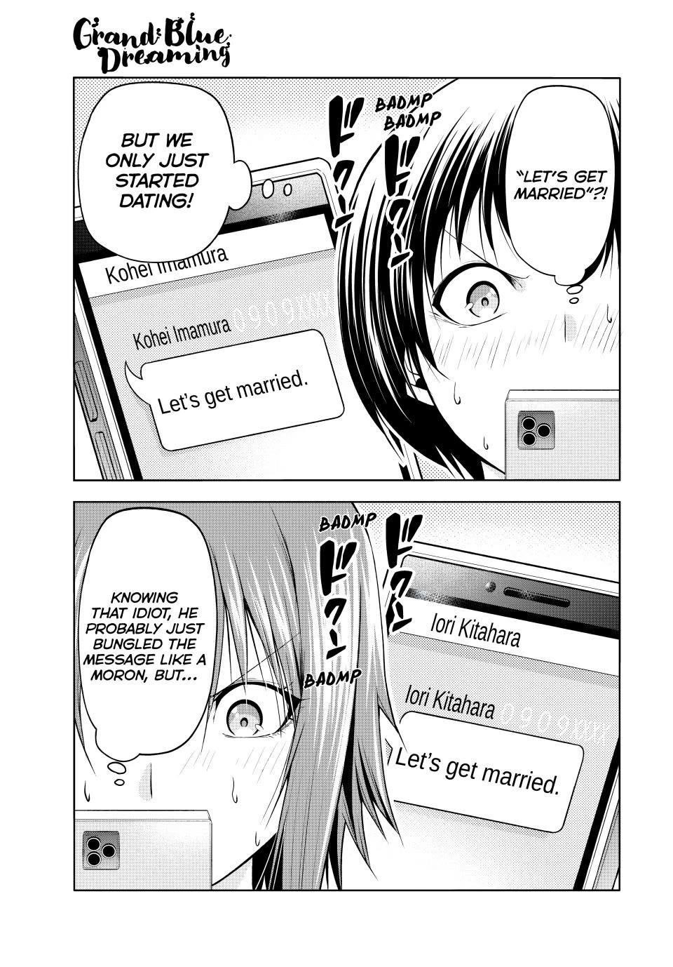 Grand Blue Chapter 99 page 1 - Chapter 99: Proposal