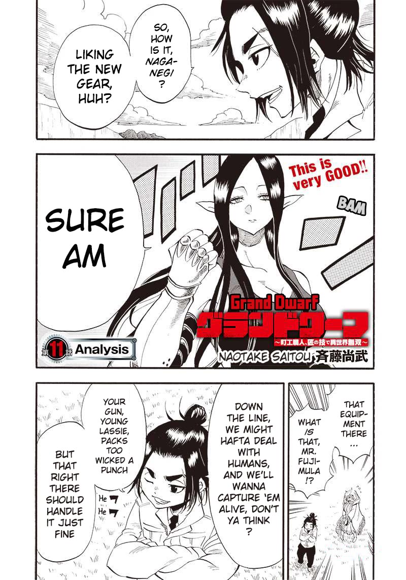 Grand Dwarf ~ The Smalltown Craftsman's Skills Are Unmatched In Another World ~ Chapter 11 page 2 - Chapter 11: Analysis