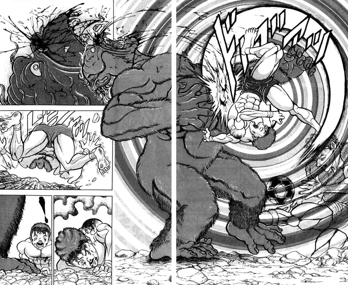 Grappler Baki Chapter 100 page 22 - Chapter 100 : Shoot the Monster