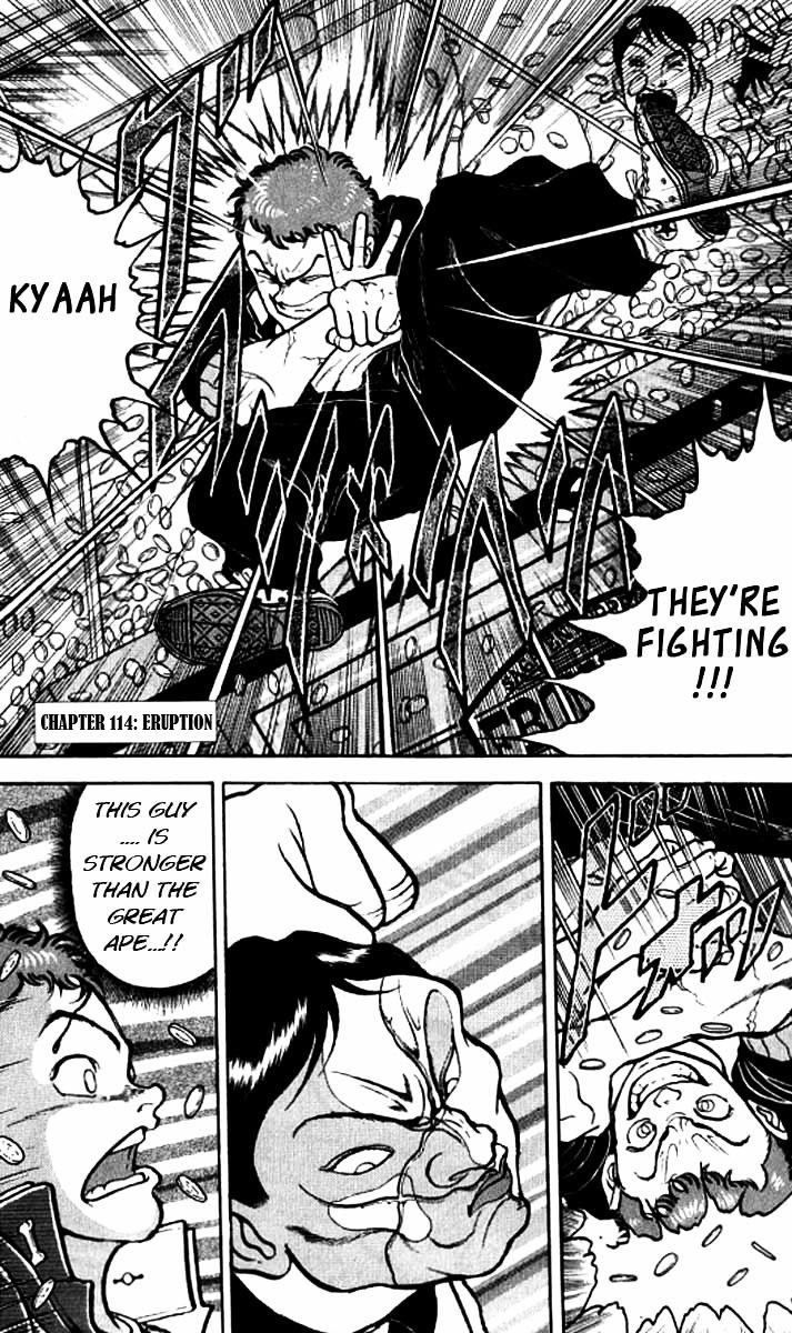 Grappler Baki Chapter 114 page 1 - Chapter 114 : Eruption