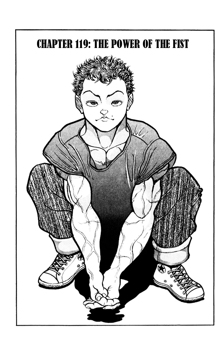 Grappler Baki Chapter 119 page 1 - Chapter 119 : The power of the fist