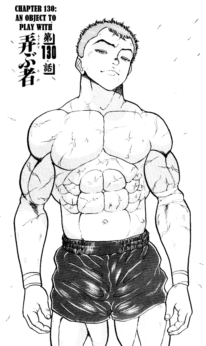 Grappler Baki Chapter 130 page 1 - Chapter 130 : An object to play with