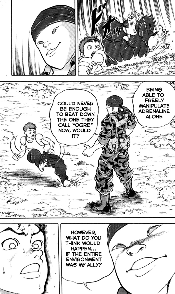 Grappler Baki Chapter 144 page 22 - Chapter 144 : Going all out as well