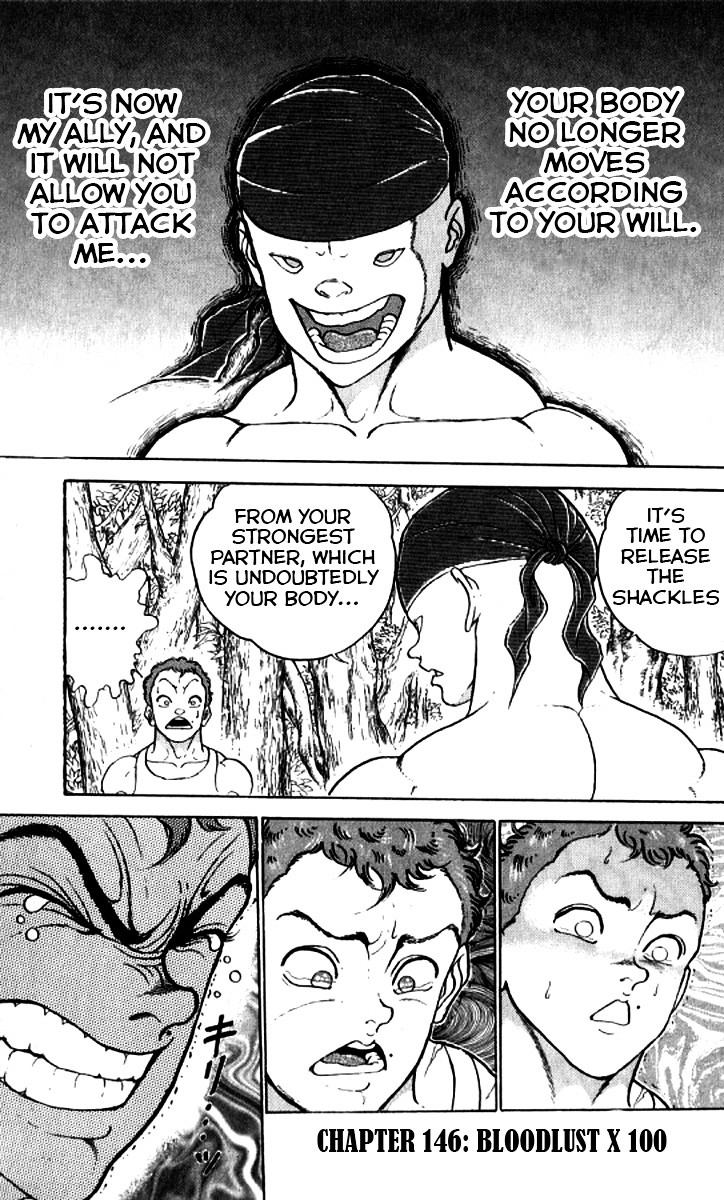 Grappler Baki Chapter 146 page 1 - Chapter 146 : Bloodlust X 100