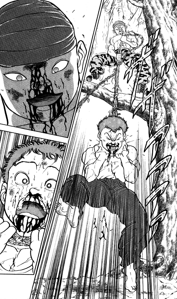 Grappler Baki Chapter 150 page 14 - Chapter 150 : A fear of water and the grass