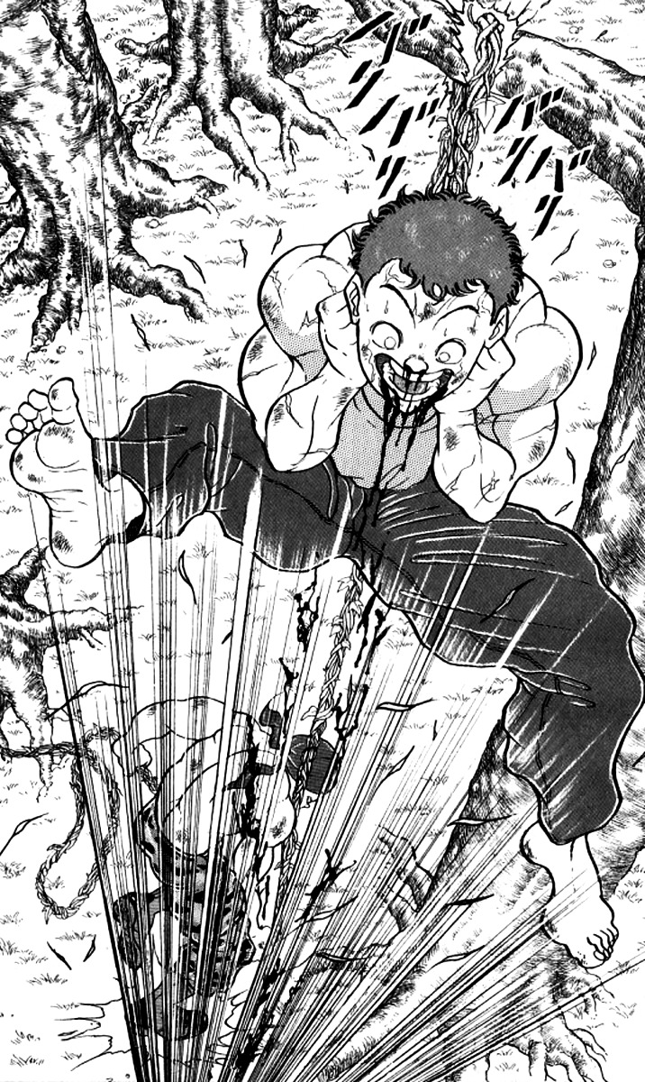 Grappler Baki Chapter 150 page 16 - Chapter 150 : A fear of water and the grass
