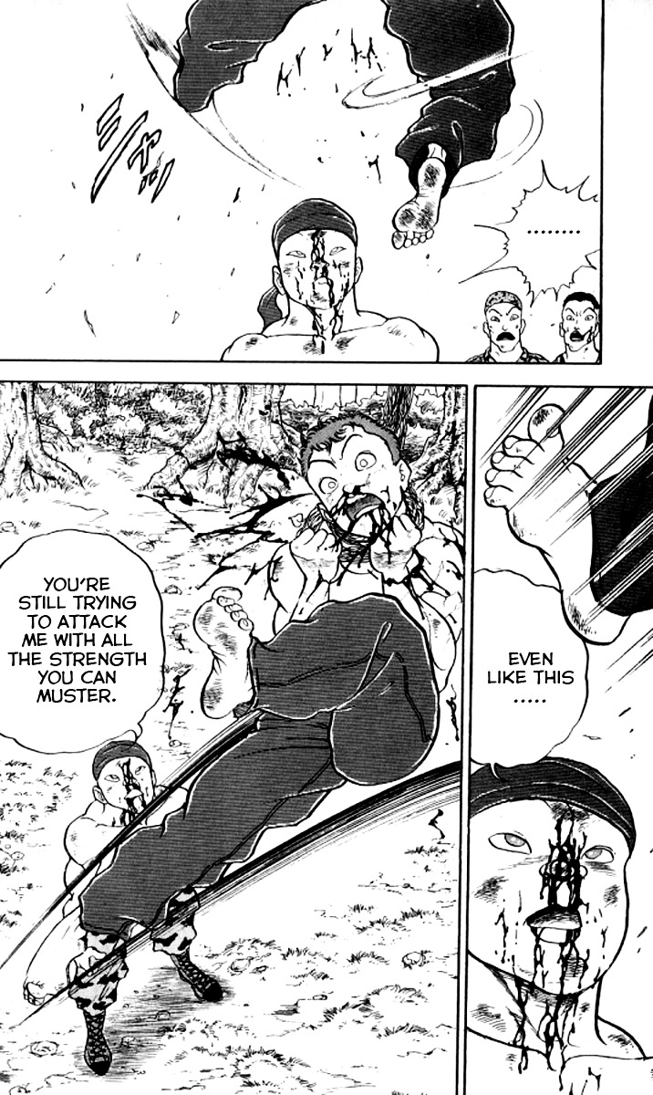 Grappler Baki Chapter 150 page 18 - Chapter 150 : A fear of water and the grass