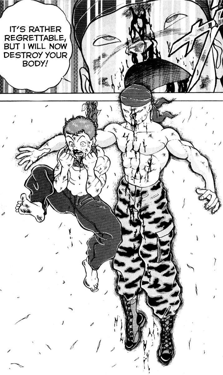 Grappler Baki Chapter 150 page 19 - Chapter 150 : A fear of water and the grass