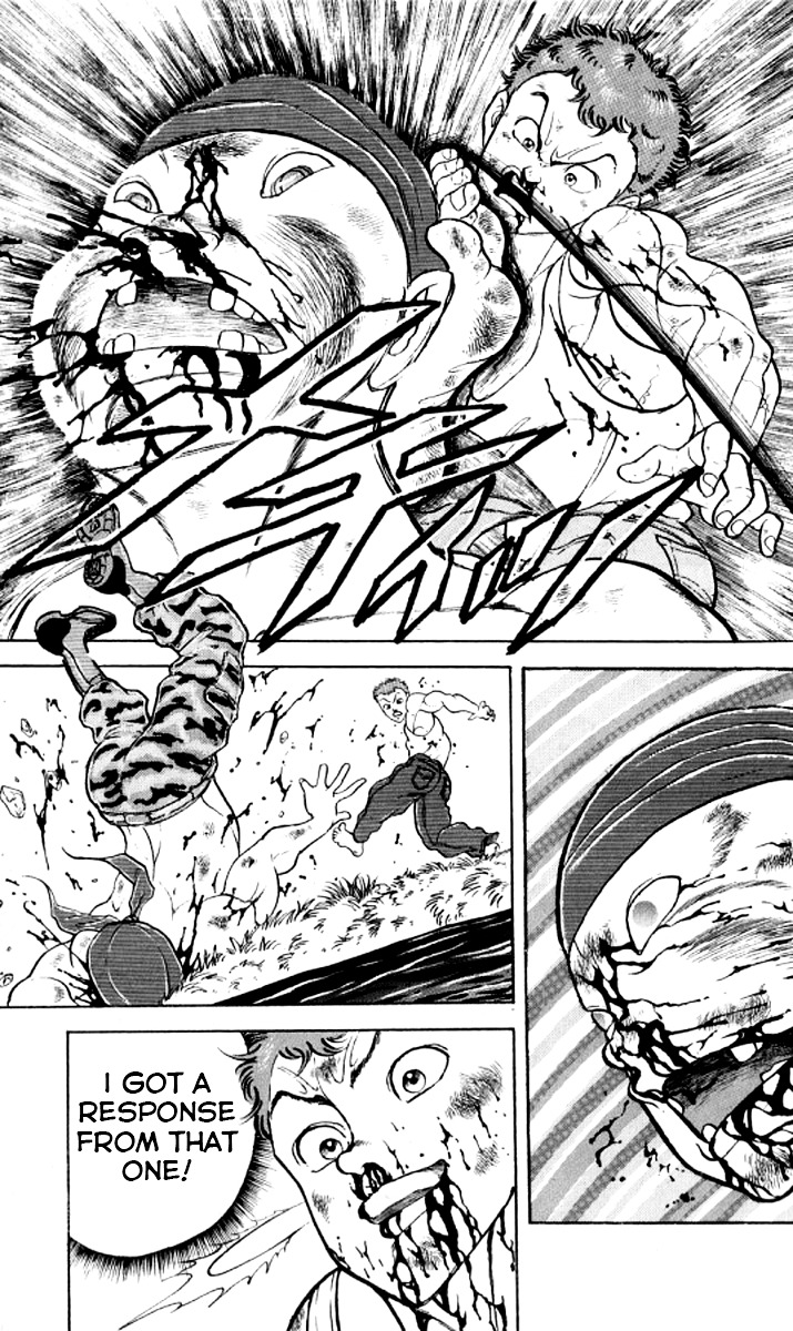 Grappler Baki Chapter 150 page 7 - Chapter 150 : A fear of water and the grass