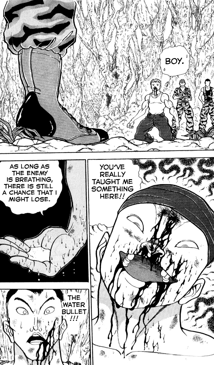 Grappler Baki Chapter 150 page 9 - Chapter 150 : A fear of water and the grass