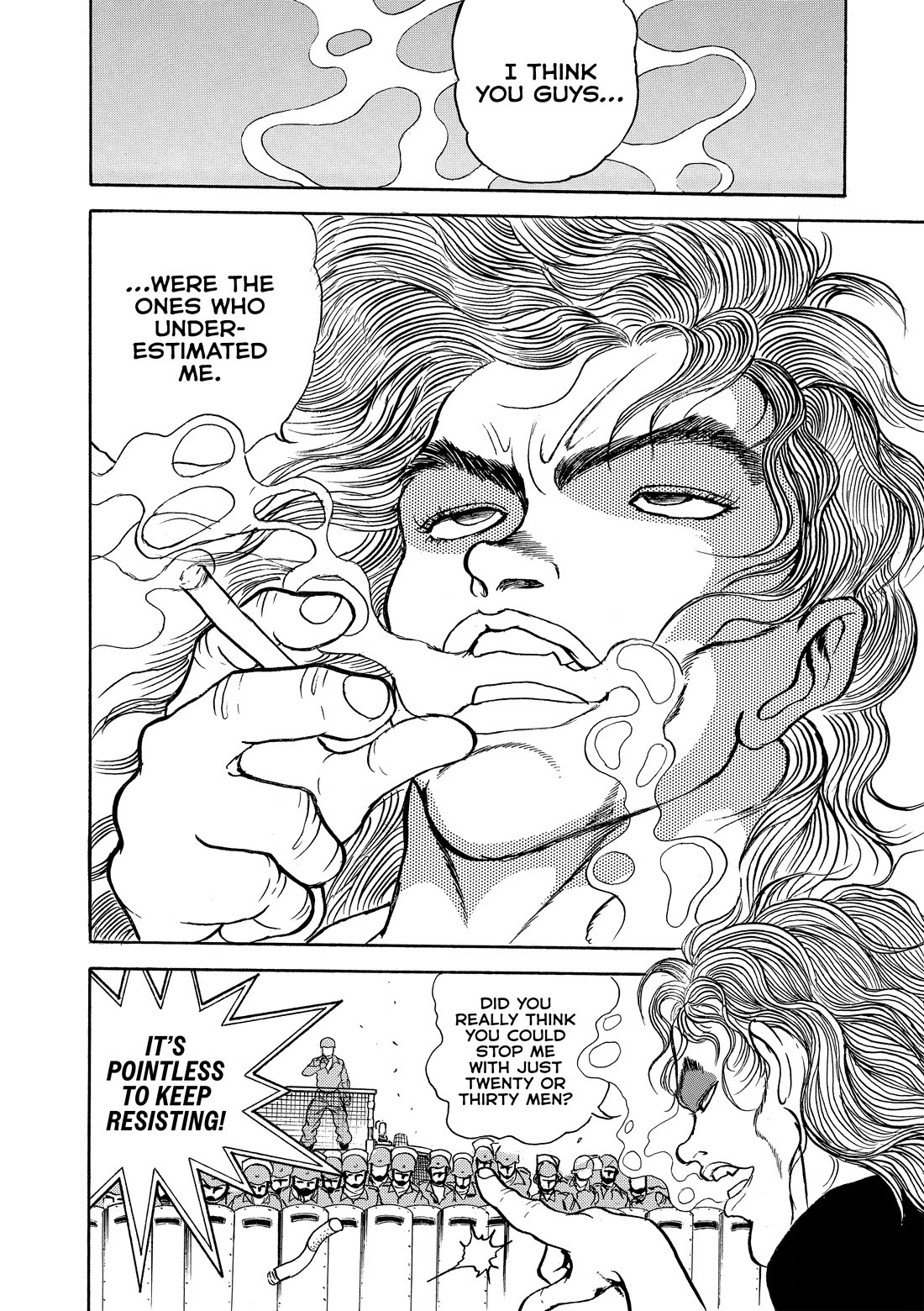 Grappler Baki Chapter 153 page 11 - Chapter 153: Supreme Authority vs. Ultimate Violence