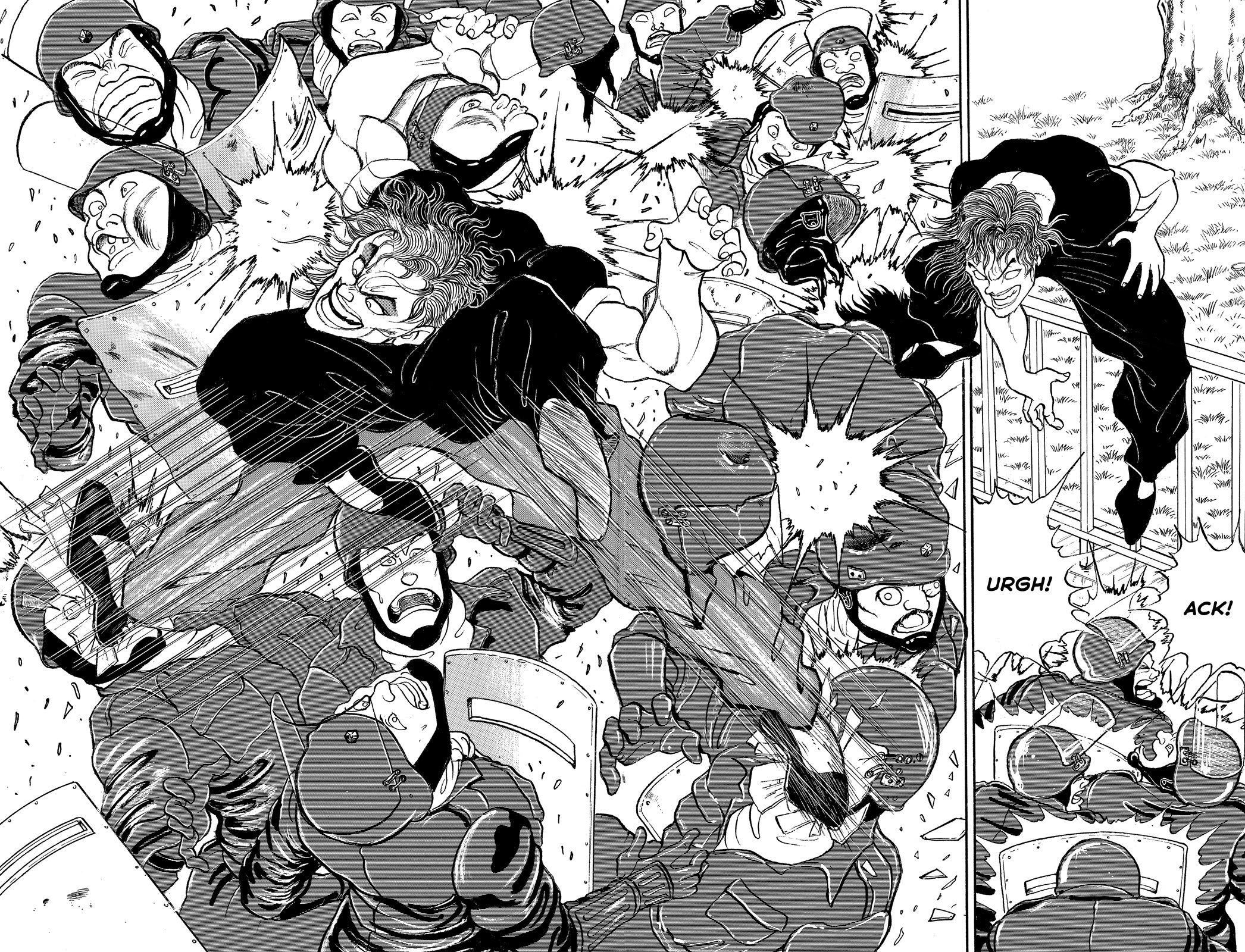 Grappler Baki Chapter 153 page 15 - Chapter 153: Supreme Authority vs. Ultimate Violence