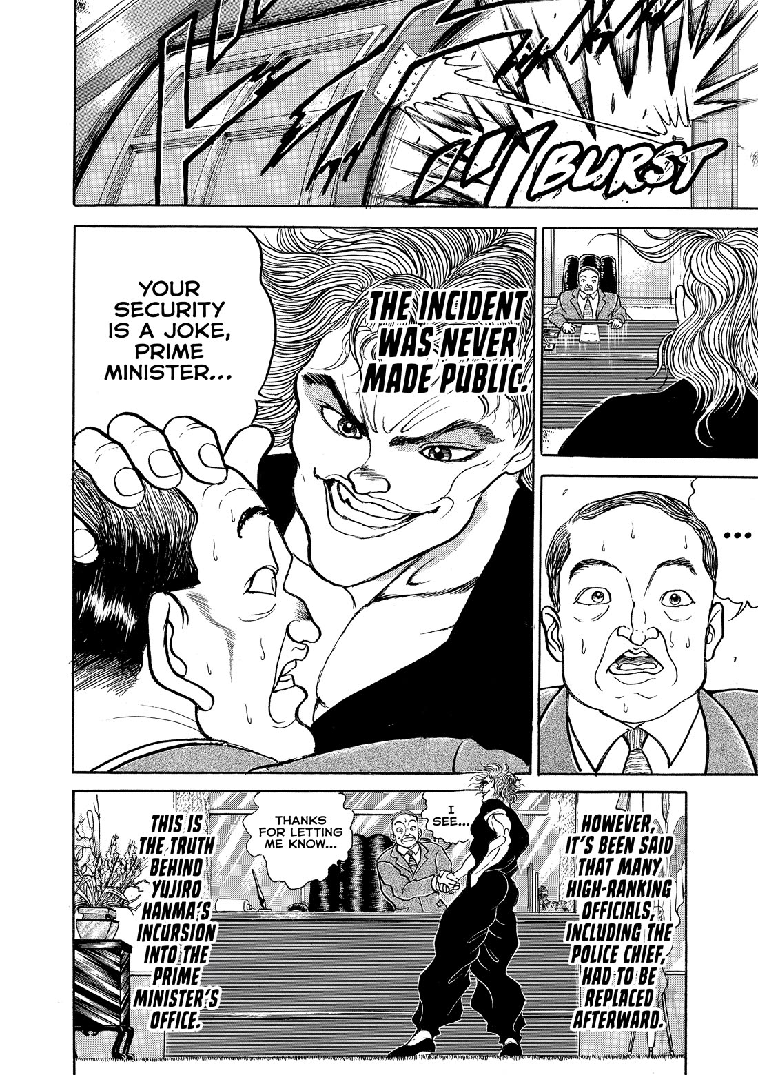 Grappler Baki Chapter 153 page 18 - Chapter 153: Supreme Authority vs. Ultimate Violence