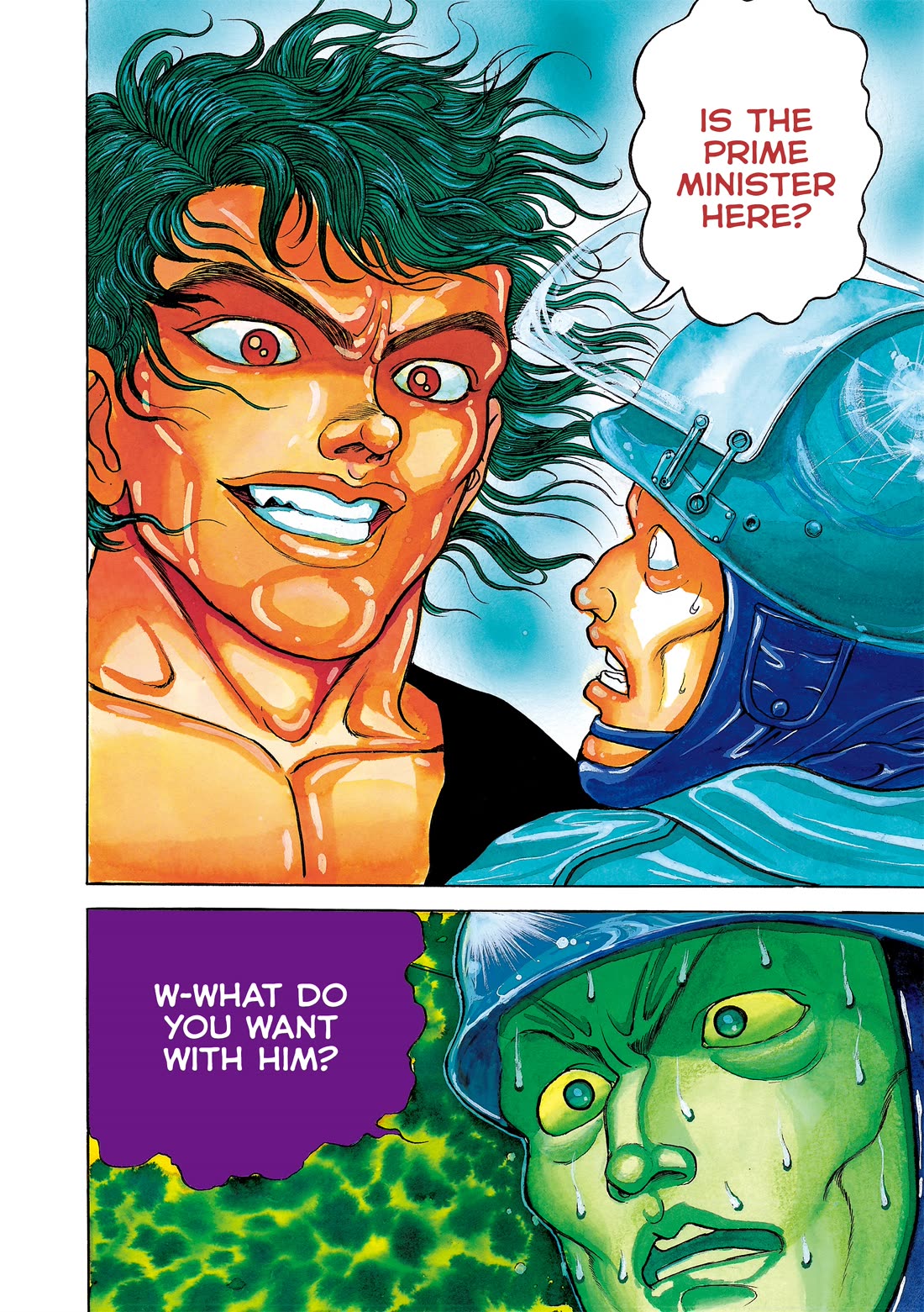 Grappler Baki Chapter 153 page 3 - Chapter 153: Supreme Authority vs. Ultimate Violence
