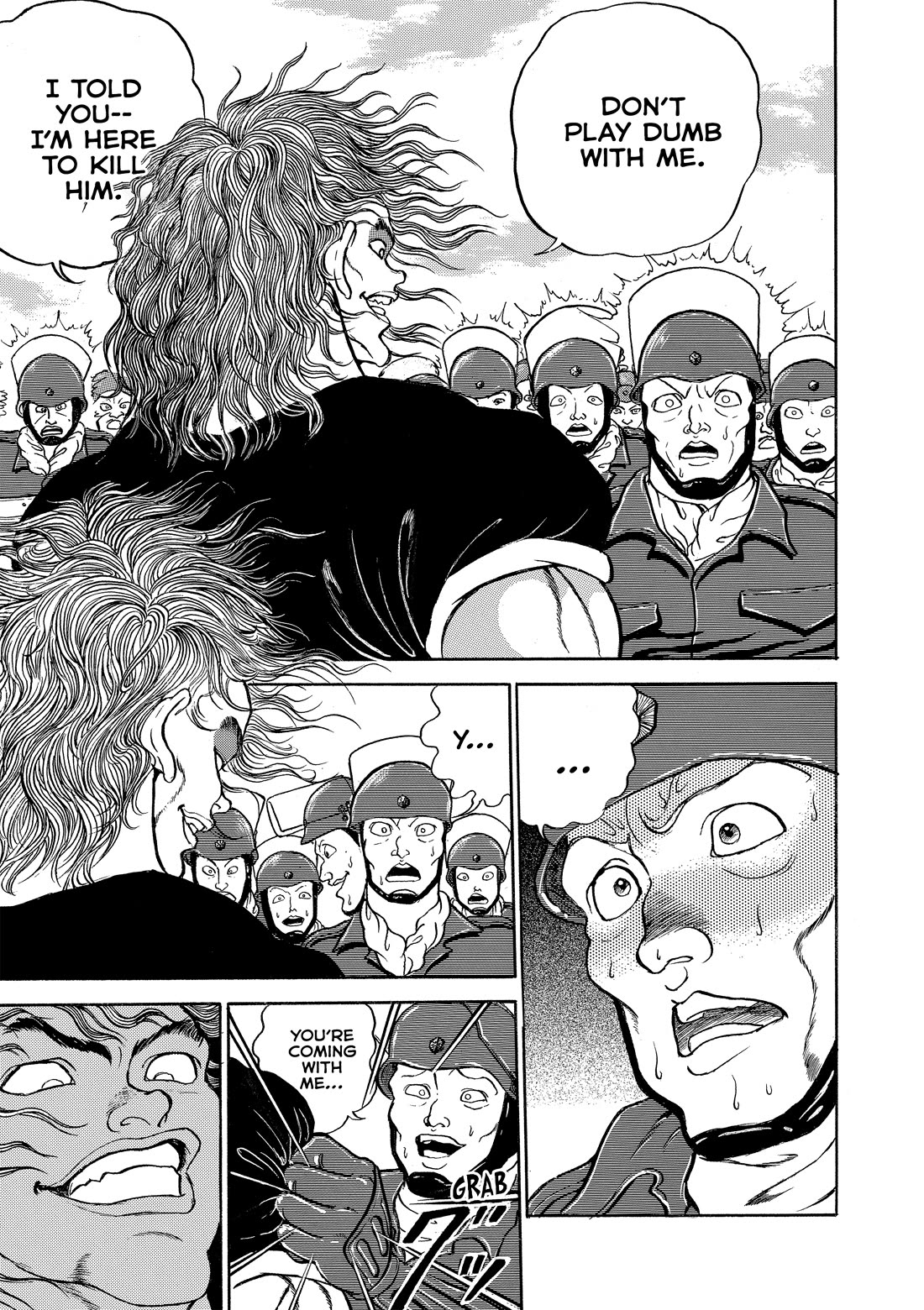 Grappler Baki Chapter 153 page 4 - Chapter 153: Supreme Authority vs. Ultimate Violence