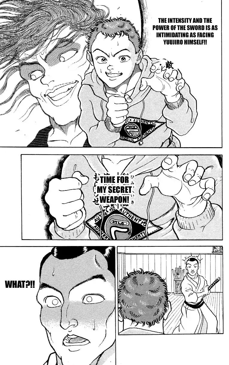 Grappler Baki Chapter 155 page 12 - Chapter 155: Baki Against The Japanese Blade.