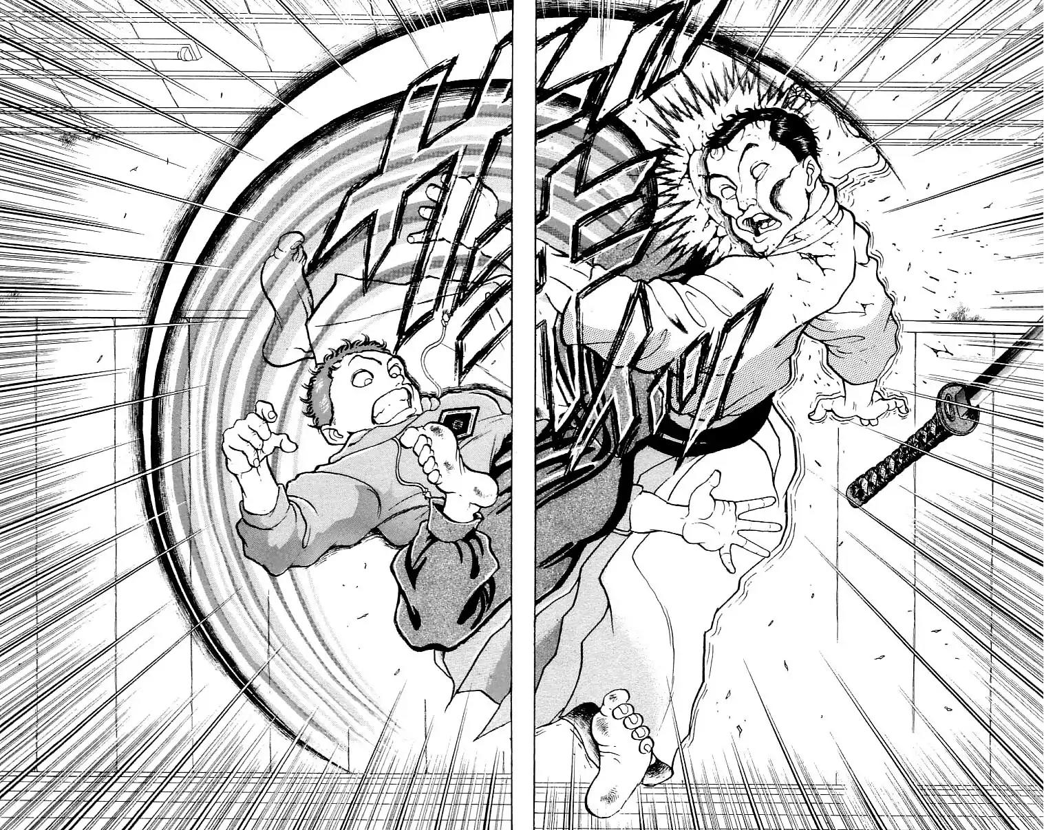 Grappler Baki Chapter 155 page 17 - Chapter 155: Baki Against The Japanese Blade.