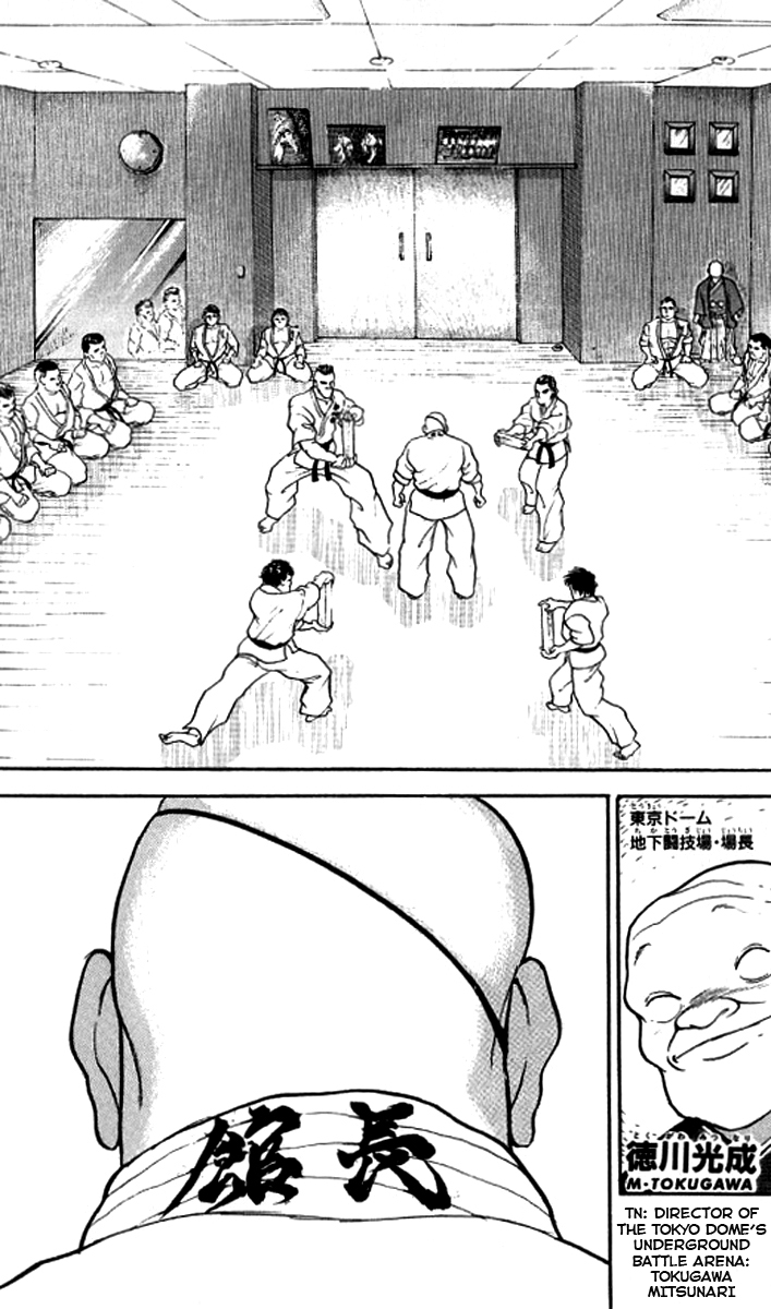 Grappler Baki Chapter 181 page 18 - Chapter 181 : Going to the underground Arena