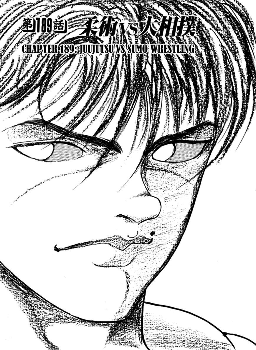 Grappler Baki Chapter 189 page 1 - Chapter 189 : Juujutsu vs Sumo Wrestling