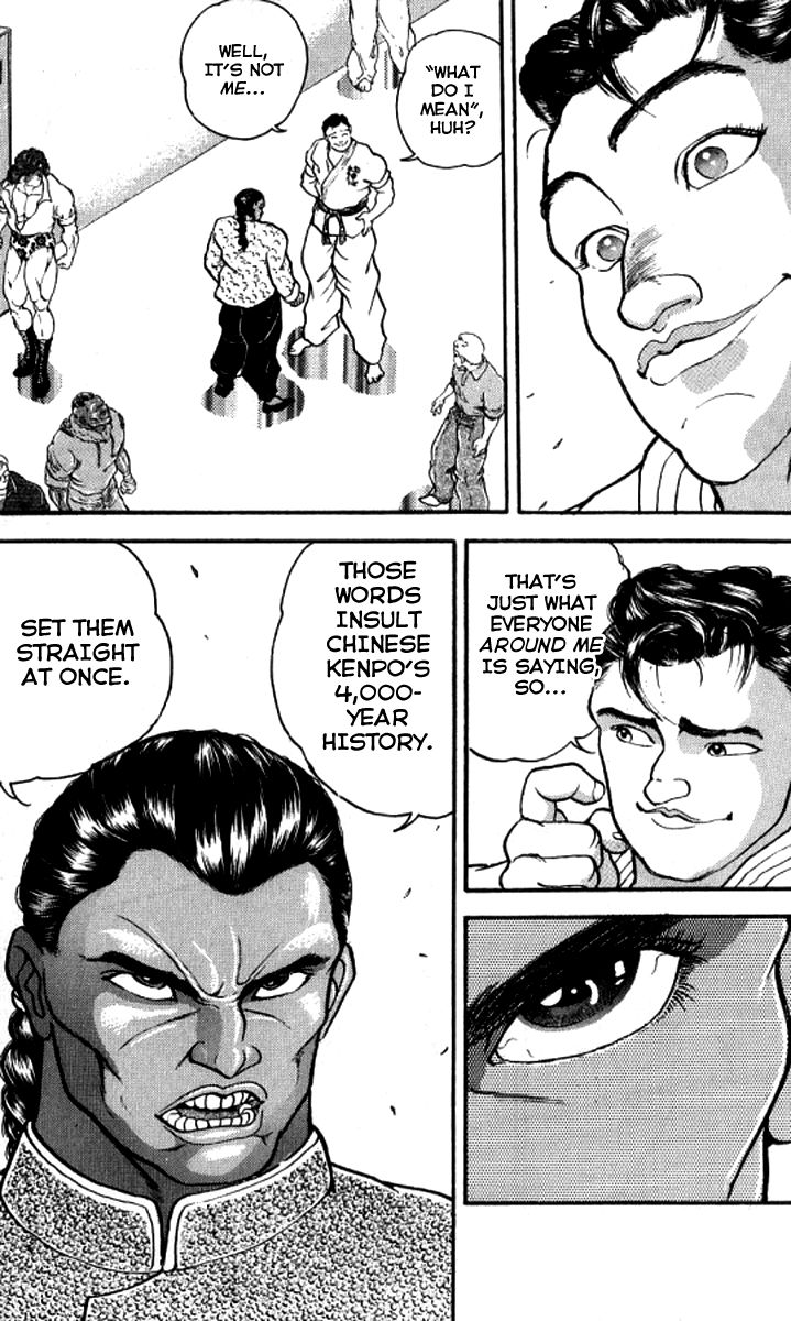 Grappler Baki Chapter 191 page 15 - Chapter 191 : The B Block Battlefield
