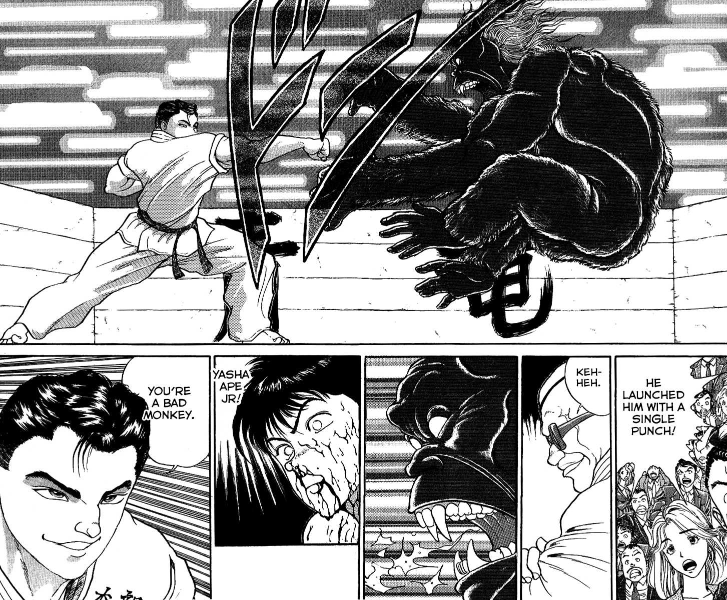Grappler Baki Chapter 197 page 14 - Chapter 197 : Yasha Ape Jr. vs. Orochi Katsumi