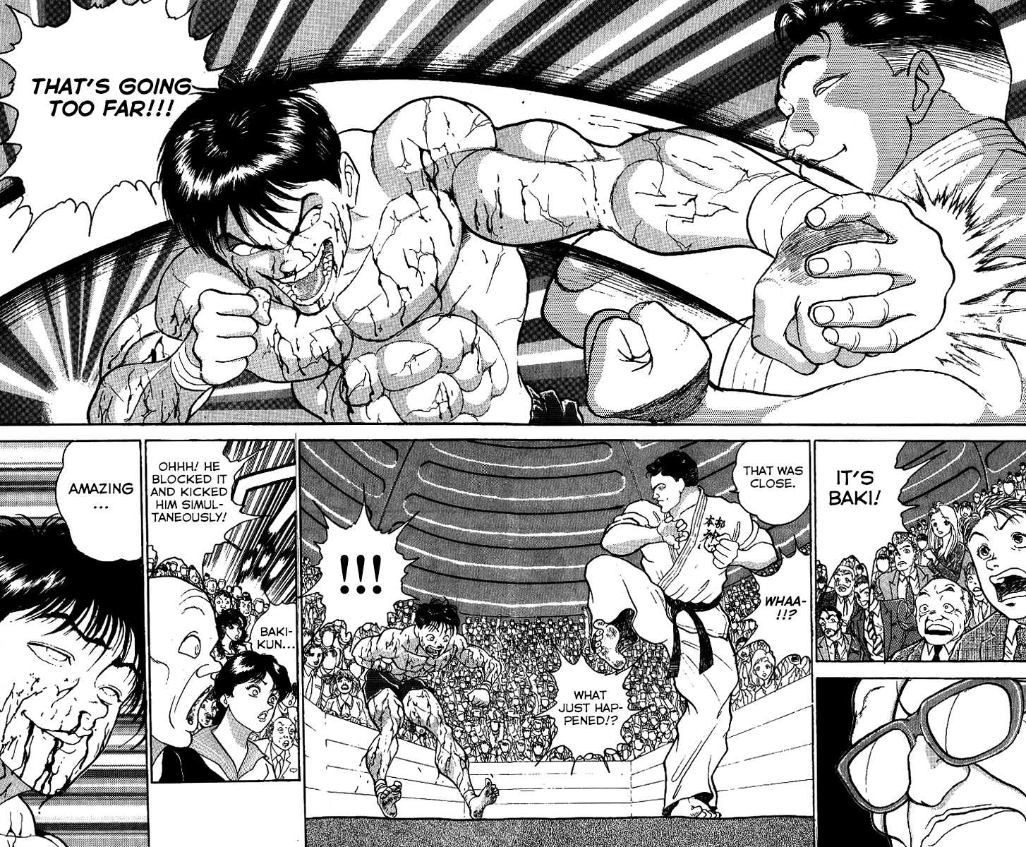 Grappler Baki Chapter 197 page 22 - Chapter 197 : Yasha Ape Jr. vs. Orochi Katsumi