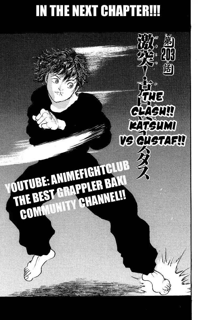 Grappler Baki Chapter 202 page 21 - Chapter 202: Going for the joints!!
