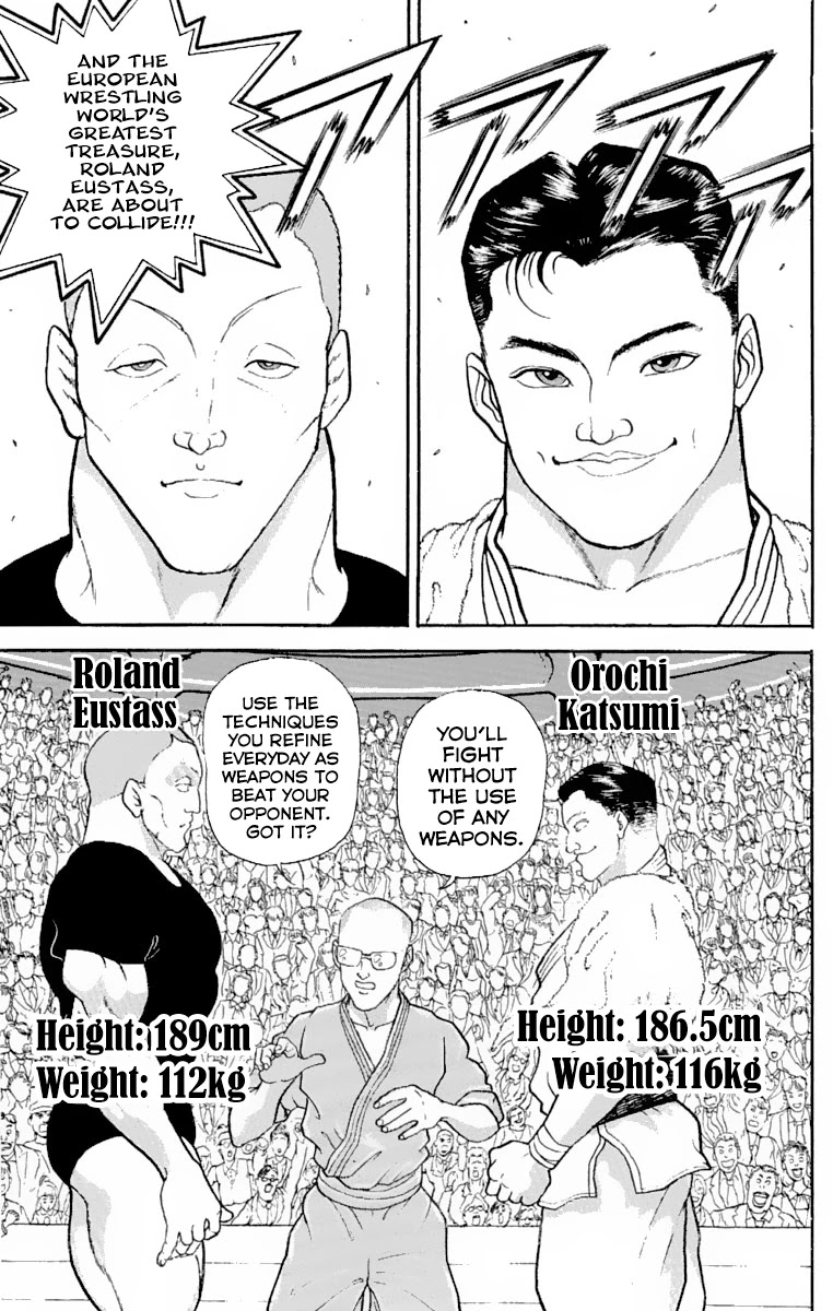 Grappler Baki Chapter 203 page 3 - Chapter 203: They collide! Katsumi versus Eustass!