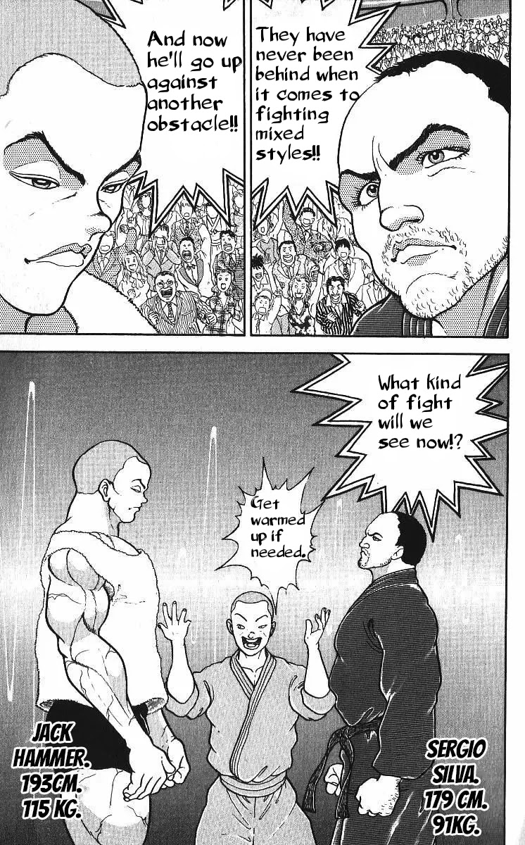 Grappler Baki Chapter 214 page 10 - Chapter 214: Pit fighting vs Brazilian Jiu Jitsu