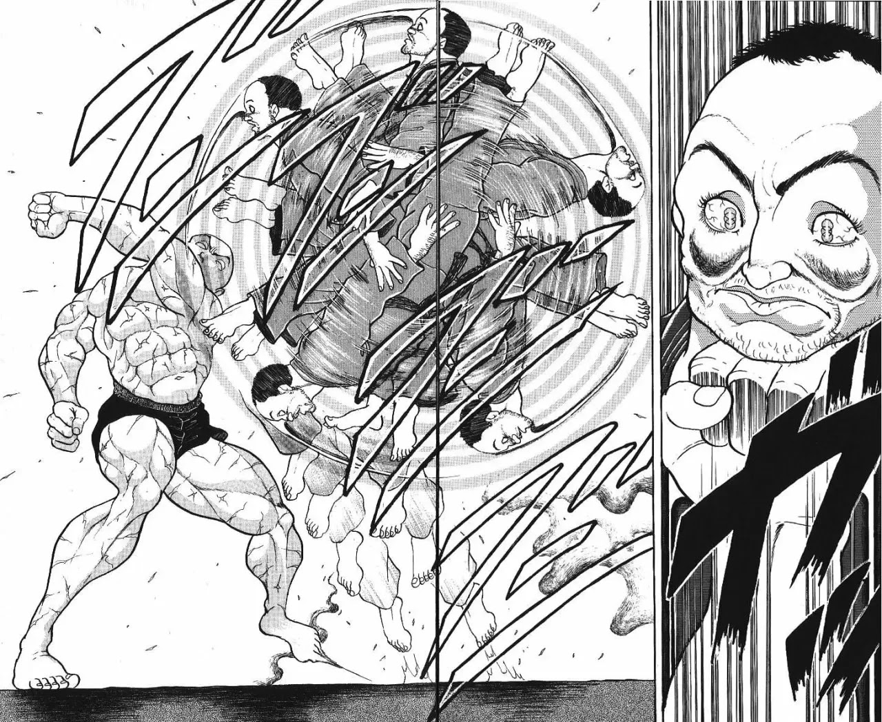 Grappler Baki Chapter 214 page 19 - Chapter 214: Pit fighting vs Brazilian Jiu Jitsu