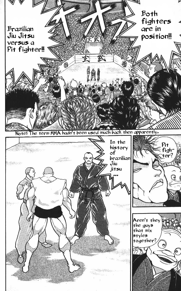 Grappler Baki Chapter 214 page 9 - Chapter 214: Pit fighting vs Brazilian Jiu Jitsu