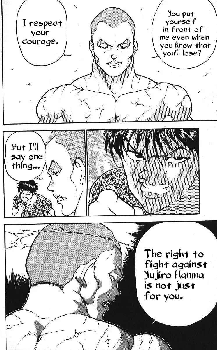 Grappler Baki Chapter 215 page 12 - Chapter 215: The right to fight against the ogre.