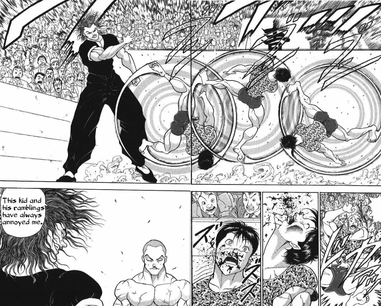 Grappler Baki Chapter 215 page 14 - Chapter 215: The right to fight against the ogre.