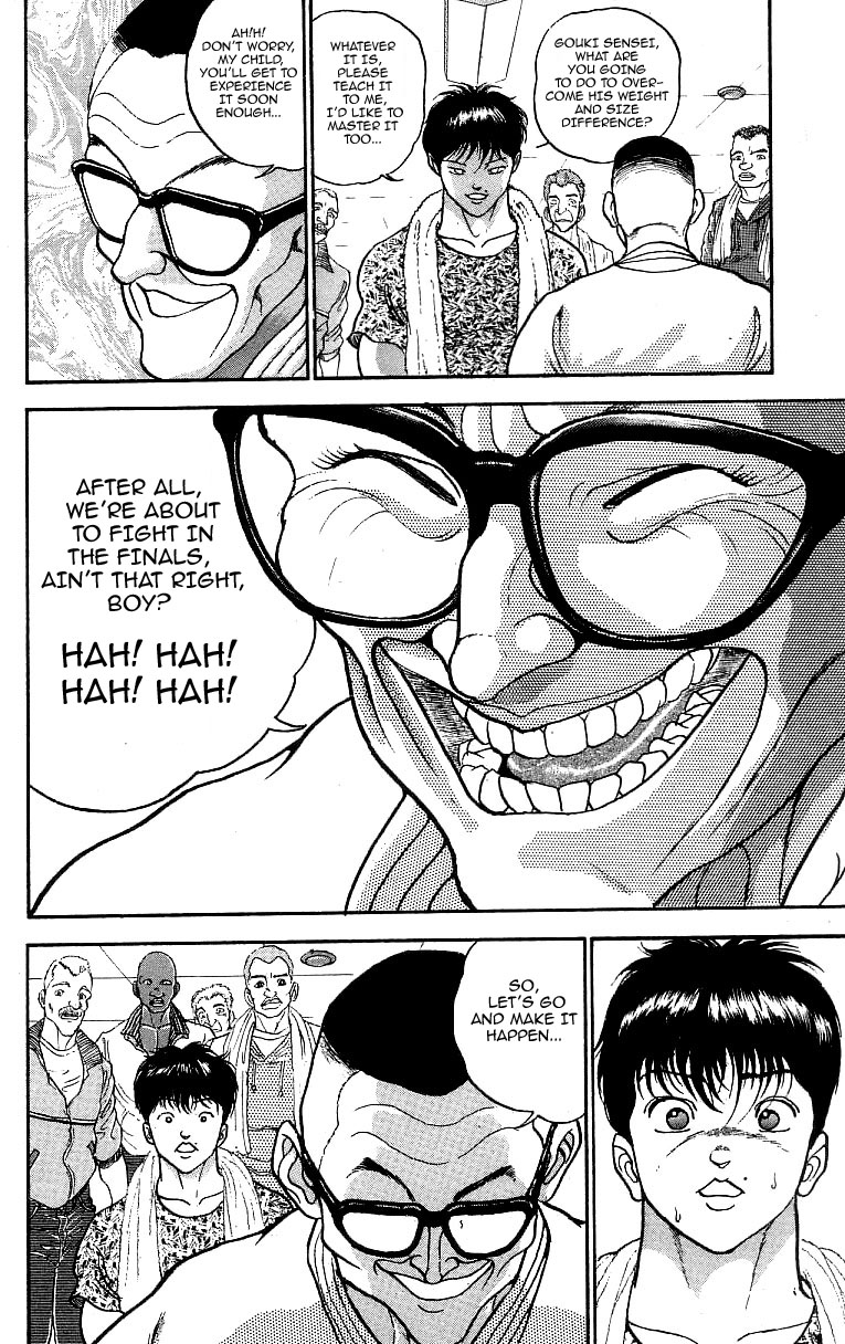 Grappler Baki Chapter 219 page 18 - Chapter 219: The Eleven Million Dollar Necklace