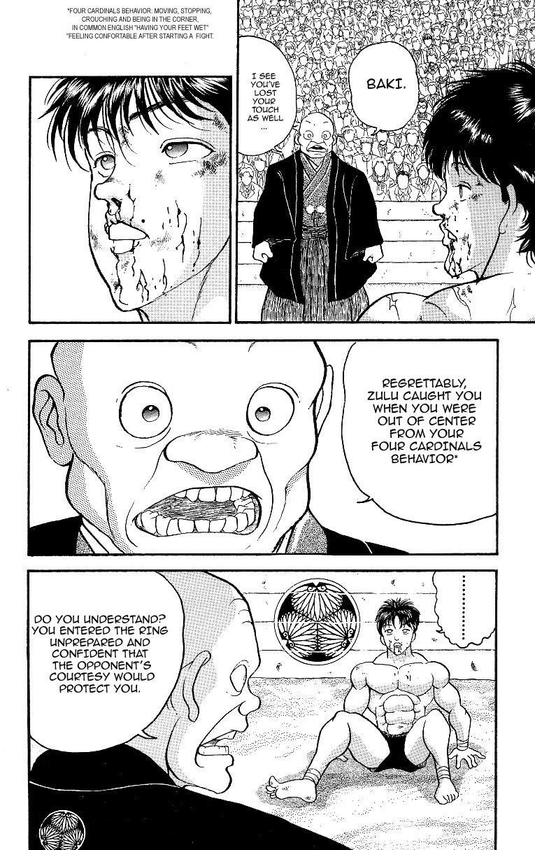 Grappler Baki Chapter 227 page 10 - Chapter 227: The Four Cardinals Behavior, An All-Out Attack!!