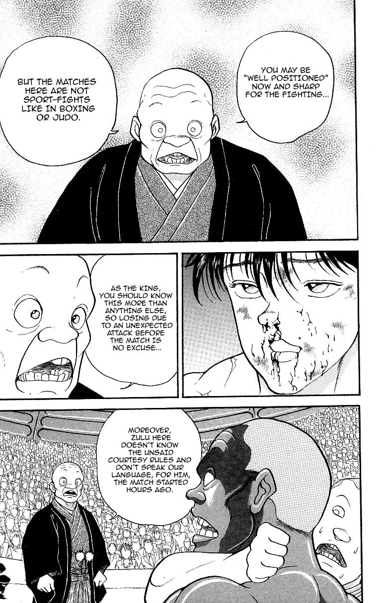 Grappler Baki Chapter 227 page 11 - Chapter 227: The Four Cardinals Behavior, An All-Out Attack!!